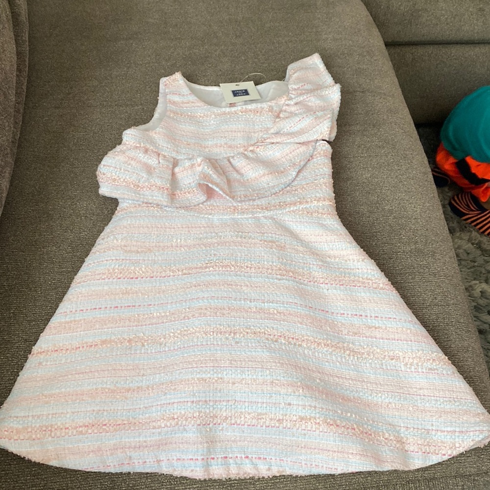 NWT Janie and Jack spring dress with matching jacket size 4
